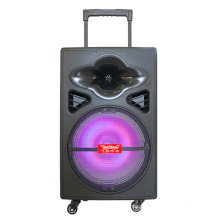 12" Portable Battery Powered PA Speaker, Built in EQ Rechargeable Battery, Bluetooth, MP3, USB, SD, Wireless Microphones F12-5